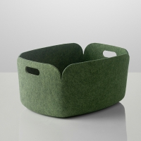 Panier de rangement en feutre - Vert